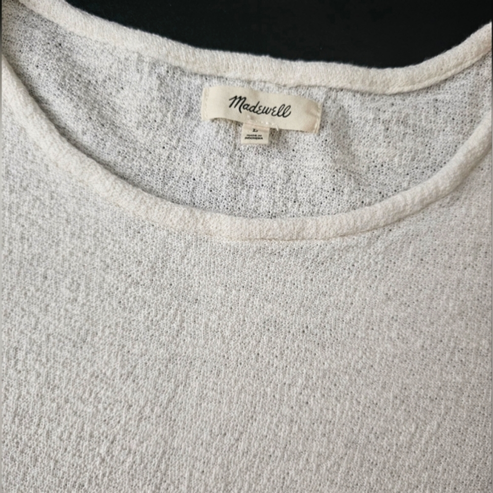 Madewell White Top L